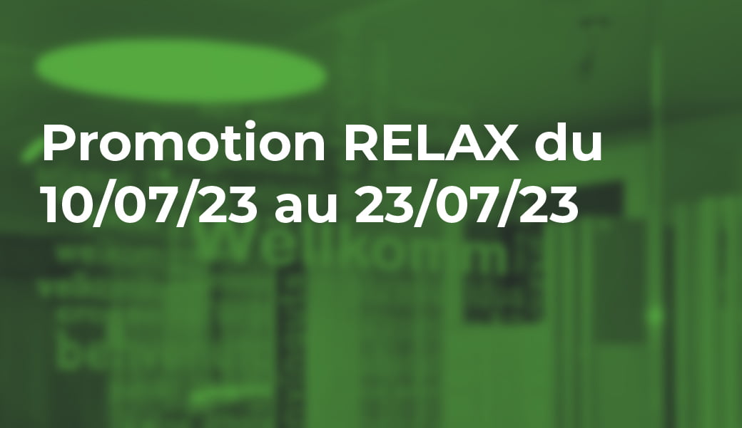 Promotion on a RELAX bed system from 10 till 23 July 2023